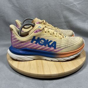 Hoka One One Mach 5 Women's Size 10 B Running Shoes Sneakers Yellow Multicolor